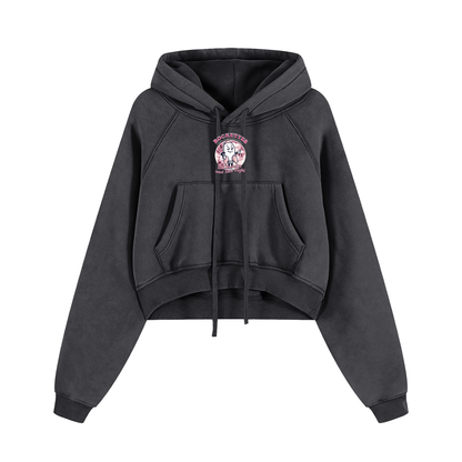 Rockettes Snow Washed Cropped Hoodie